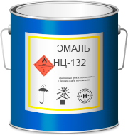 Эмаль НЦ - 132 белая (1кг)